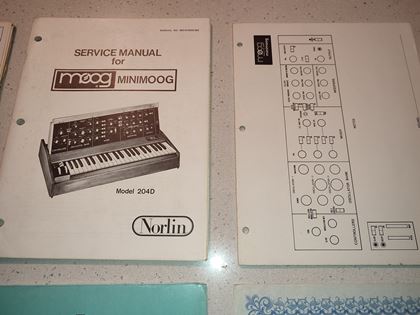 Moog-Minimoog Manuals/Documents Set